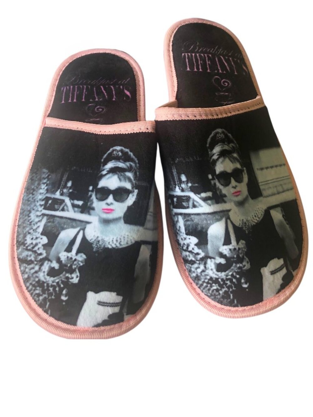 Breakfast at Tiffany's Audrey Hepburn Slip-on Slippers New with Tag Size 7/8